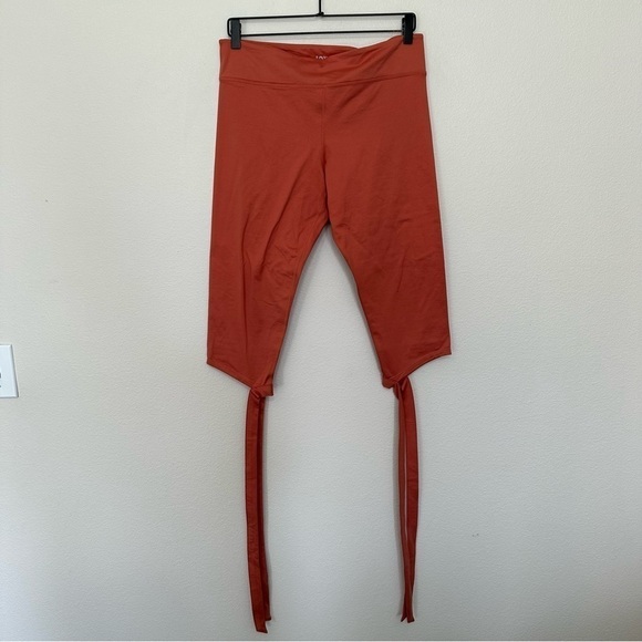 Joylab brunt orange side tie wrap leggings women’s size large - Picture 1 of 3